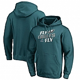 Men's Eagles Green 2018 NFL Playoffs Fly Pullover Hoodie,baseball caps,new era cap wholesale,wholesale hats